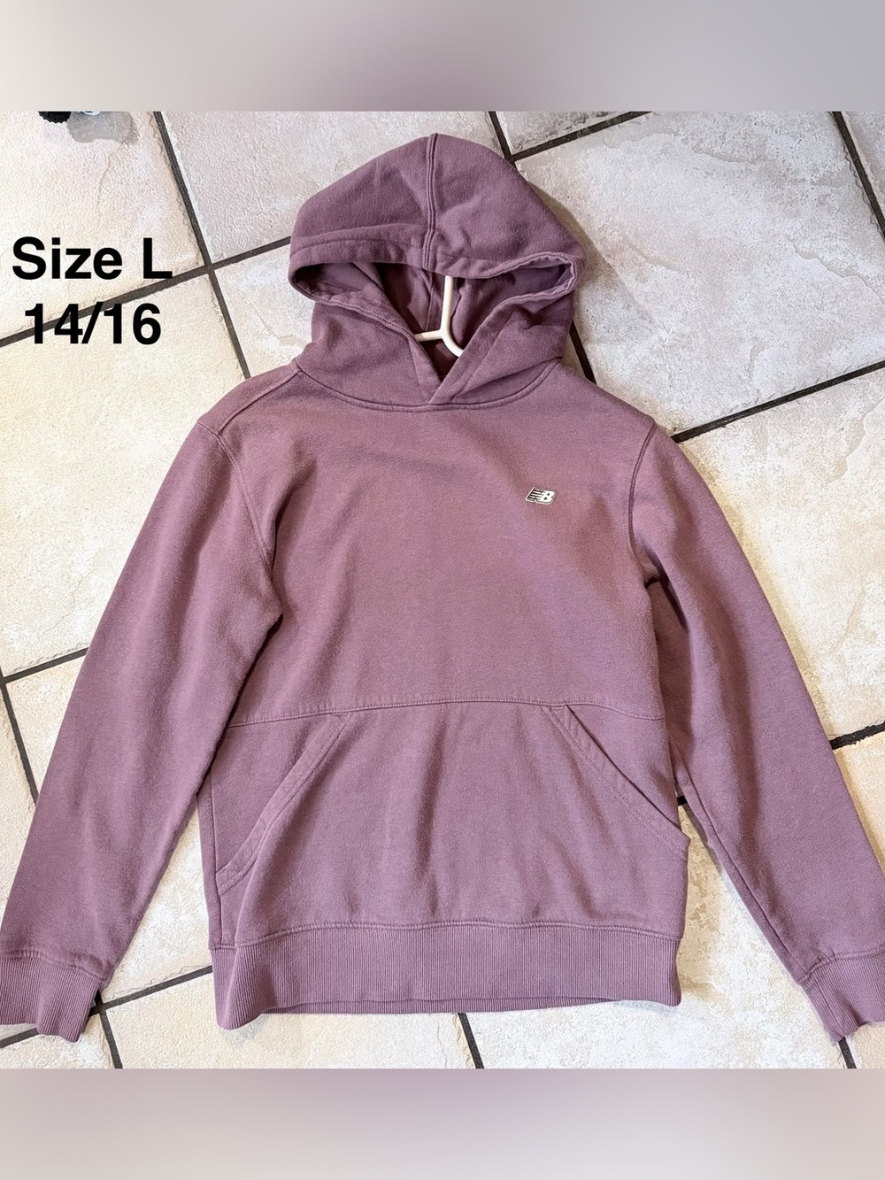 New Balance Men's Crewneck Hoodie - Dusty Mauve